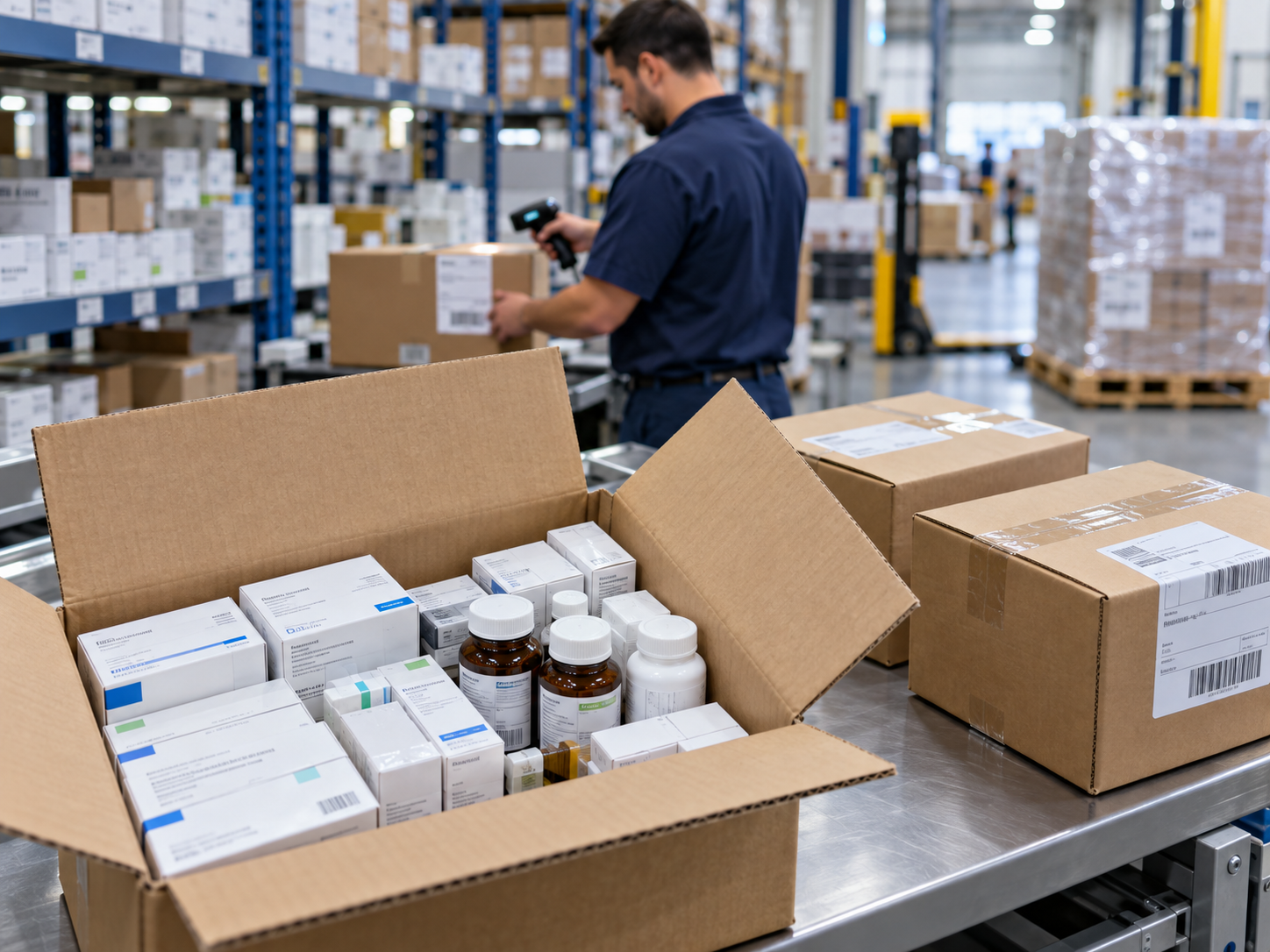 Pharmaceutical Warehouse Packing and Dispatch