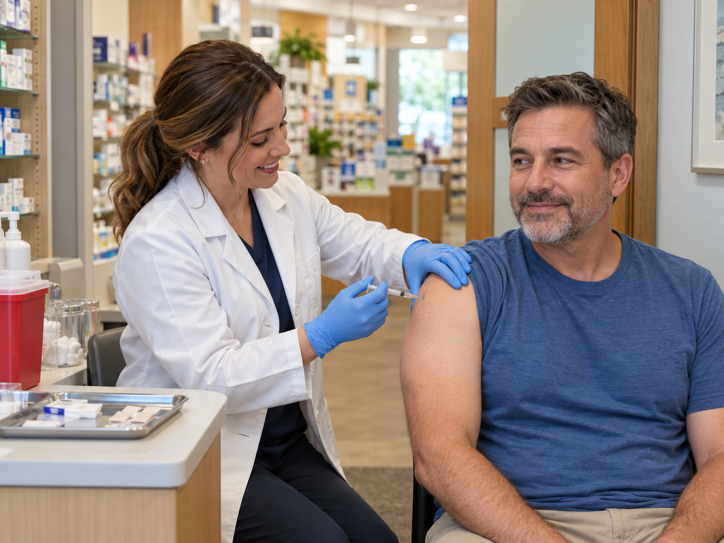 Vaccination at the neighborhood pharmacy