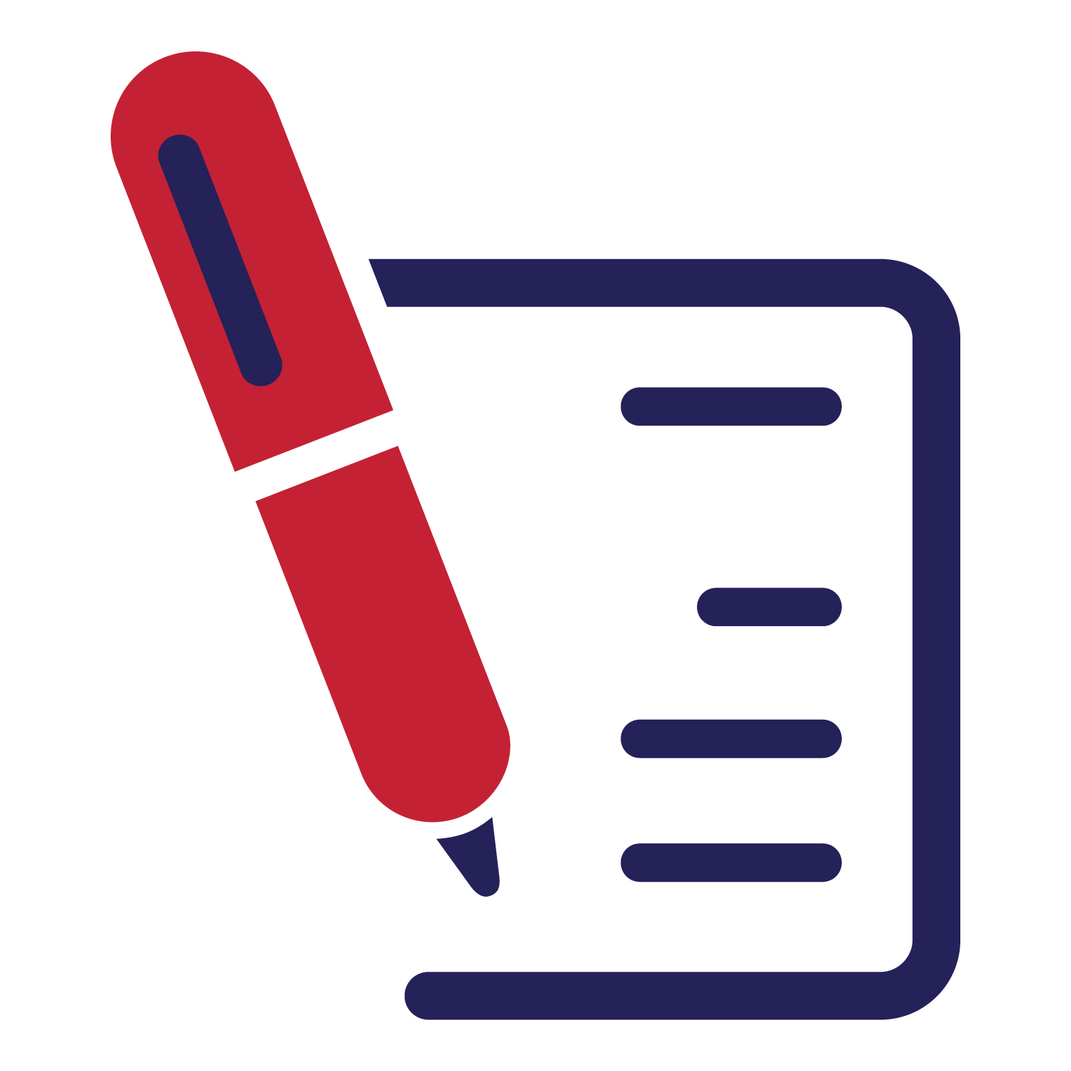 Writing-over-pen